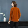 Sweater Women's Jacket Cardigan Short Paragraph Autumn And Winter Solid Color Loose Top Thick Warm 210427