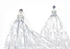 2022 Simple Long A Line Hochzeitskleid für Braut Vollarm V-ausschnitt Brautkleider Sexy Split Front Vestidos de Novia Long Boho Strandkleider DD
