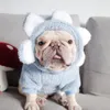 Sun Flower Husdjur Tröja Hoodie Double Fleece Pet Sweaters Dog Apparel Home Schnauzer Dogs Sweatshirts Kläder