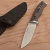 Sondermarke Großhandel BUCI Back Jagdmesser 9CR17MOV G10-Griff Feste Klingenmesser mit Kydex Stranght Outdoor-Multifunktions-Camping-Taktik