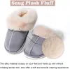 Womens Slippers Memory Foam Fluffy Fur Soft Warm House Shoes Indoor Outdoor Winter fastshipping model22