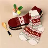 1 Pair Sıcak Kadın Çorap Çizgili 3D Çorap Sonbahar Kış Stil Noel Kış Çorap Kadın Kadın Mutlu Çorap Calcetines Meias Y1119
