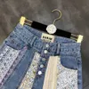 Deat Women Printing Patchwork Burrs Shorts High Weist Fashion مزاج ربيع الصيف 11d1751 210709