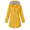 S5xl jaqueta feminina capa de chuva floresta impermeável jaquetas de chuva ao ar livre longo outono inverno casaco 2021 jaquetashoodies8098217