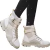 Piattaforma nera Donne scarpe scarpe Chausss White Brown Womens Cool Motorcycle Boot Shoot Shoe Trainer Sports Sneakers Taglia 35-37 s