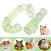 Small Animal Supplies 8pcs Hamster Tunnel DIY External Pipe Pet Sports Pipeline Assembly Playing Set Interative Toys