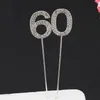 Crystal Cake Topper Topper Bling Athestone № 0-9