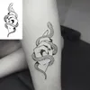 الأفعى المؤقتة الوشم الظلام نمط tatoos للماء ملصقا الجسم الفن أسود أبيض رسم عنصر صغير وهمية تاتو ملصقات فلاش