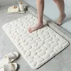 50 * 80cm Pavé Tapis De Bain En Relief Tapis De Bain Tapis Antidérapant Dans Le Lavabo Baignoire Latéral Tapis De Sol Salle De Douche Paillasson Coussin En Mousse À Mémoire 100pcs