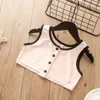 2-6Y Navel Girl Suit European and American Style Children's Clothing Summer Fashion Solid Color Sports Clothes 210515