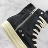 Martin Ro Man Canvas Boots Fashion Women High Shoes Black Lace Up Sneakers 35-44
