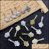 Charms Jewelry Findings & Components 2 Pieces Of Natural Sea Shell Pendant Guitar Shape Color Diy Handmade Exquisite Birthday Gift Decoratio