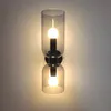 Nordic LED Wall Lamps Tricolor Glass Bedroom Bedside Lamp Living Room Background Corridor Foyer Creative Sconce Light Fixture bathroom