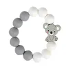 Bébé Animal Dentition Bracelet Silicone Bébé Dentition Multicolore Sans BPA De Qualité Alimentaire Jouet Hochet Sucettes jouets