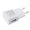 10st / lot USB Laddare Travel Wall Adapter 5V 2A Charge för Samsung Galaxy S6 S7 Edge J3 J5 J7 Not 4 5 A3 A5 A7