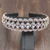 Sparkly Büyük Yastıklı Rhinestones Bantlar Tam Kristal Lüks Sınırlı Sayıda Hairbands Bejewled Beyaz Kırmızı Kadınlar Headband X0625