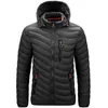 Männer Winter Daunenmantel Windjacke Mit Kapuze Warme Jacke Undefinierte Outwear Leichte Tragbare Lässige Mode Kleidung Veste Homme 211129