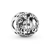 925 Sterling Silver Carriage Pumpkin Coach Charm fit Pandora Bracelet Princess Dress Dangle and Mouse Metal Beads