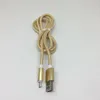 Cables de teléfono móvil de 1M/2M/3M para Samsung S21 S10 S8 S9 carcasa de Metal trenzado Micro USB Cable de carga de sincronización de datos de alta velocidad