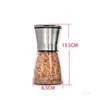 Stainless Steel Manual Salt Pepper Mill Grinder Seasoning Bottle Grinder Glass Kitchen Accessaries Tool Premium Salt Grinder T50084726509