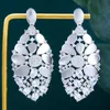 Dangle & Chandelier GODKI Vintage Luxury Sandblasting Waterdrop Earrings For Women Wedding Bridal Boucle D'oreille Femme 2021