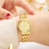 Relojes de pulsera Kky Brand Couple Gold Watch 2021 Relojes para hombre Relojes de lujo Cuarzo de Lujo Mujeres Impermeable Moda Moda Casual Amante Reloj