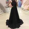 Casual Sukienki Czarna Moda Cekinowa Evening Night Dla Kobiet 2021 Halter Bez Rękawów Bez Backless Długą Formalną Prom Wesele Suknia Suknia