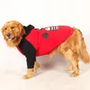 Hundebekleidung, Fleece-Kapuzenpullover, Haustierkleidung, Winter, mittelgroß, großer Kapuzenpullover mit schwarzen Ärmeln, Sweatshirt, Labrador, Schäferhund, Border Collie