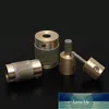 4 Standard Brass Grit Grinding Bits 1" 3/4" 1/8" 1/4" for Inland Stained Glass