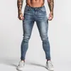 Männer Skinny Jeans Verblasst Blau Mittlere Taille Klassische Hip Hop Stretch Hosen Baumwolle Komfortable Dropshipping Versorgung zm46