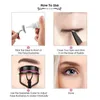 Eyelash Curler Curl Eye Lash Cosmetic Makeup Curling Tweezers Tools Handle With 10 Silicone Replacement Pads1405377