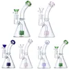 Showerhead Hookahs Bent Type Style Bongs Water Pipe With Glass Bowl Dab Rigs Oil Rig Hookah Smoking Pipes 14mm Female Joint LXMD21402