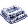 Klasik Jigsaw DIY Bulmaca Mimarisi Santiago Bernabeu Futbol Stadyumu Kulübü Tuğla Oyuncak Modelleri Bina Kağıt X05226048338