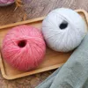 1pc 1pc = 20g Mohair Yarnかぎ針編み肌に優しい赤ちゃんウール微細な品質女性に適したカーディガンスカーフのための編み物糸Y211129