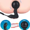 NXY Analspielzeug Sex Shop Neues riesiges aufblasbares Prostata-Massagegerät G-Punkt-Stimulation Männlicher vibrierender Butt Plug Vibrator Spielzeug für Männer Homosexuell 1125