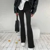 Yiciya Rahat Kadife Uzun Brouk Kadınlar Uzun Boylu Kuyrukları Giden Broek Modu Renkli Vintage Y2K Sıska Joggers Streetwear 2021 Q0801