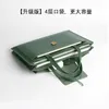 Briefcases 15 6 Inch Macbook Laptop Bags For Men Luxury Handbags Women Designer Document Bag Brief Case Fashion PU Leather2887