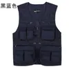 Tactical Colete Casaco Moda Fotógrafo Masculino Fotógrafo Waistcoat Malha Trabalho Sem Mangas Ferramenta de Jaqueta Muitos bolso Vest Masculino