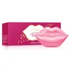 Crystal Collagen Mask Lip Podkładki Wilgotność Esencja Anti Aging Care Patch Pad Gel Full Stips Enhancer