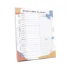 Weekly Meal Planner with Grocery List 6.5×8.5 Magnetic Notepad 52 Sheets Meal Planning Organizer on Refrigerator 220107