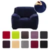 Modern plysch soffa för vardagsrum L Form Högkvalitativ töjbar elastisk soffa för soffa och fåtölj Skydda Lounge 211102