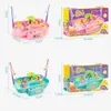 Kids Fishing Electric Water Cycle Music Light Baby Bath Child Game Fish Outdoor Toys For Kid's 210712