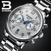 Suiza Binger relojes para hombres Relogio reloj impermeable masculino automático mecánico hombres zafiro B-603-51 relojes de pulsera