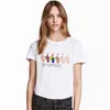 HJN VIP Humanity bör vara Race Love vår religion mot rasdiskrimineringsstil hbt -långfingret tryckt t -shirt 210406