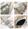 Totes Bag tote bag Diamond Crossbody Borse per le donne Fanny Waist Casual Zipper Shiny Chest Phone Pack Lady Borse a tracolla piccolo portafoglio bolsas 1116