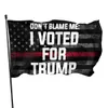 90 x 150cm Amerikanska flaggan Trump Flag Banner Outdoor Indoor Anpassad Banner Flagga 3 * 5 ft 2024 US president flaggor havsväg daf118