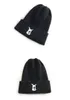 S2468 nouveau automne hiver dessin animé tricoté chapeau hip-hop noir chaud bonnet crâne casquettes tricot chapeaux