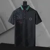 Summer Mens Polo Shirt Fashion Design Lapel Bortable T-shirt Tryckt bokstäver Casual Top 5 Styles