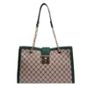 Whole ladies shoulder bags classic printed chain bag street trend contrast leather handbag horizontal multifunctional color ma244c
