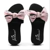 Parent-child flip flop Summer Children Girls Bowknot Cute little princess baby Flat Slipper Casual Shoes Comfortable Slip s77 210712